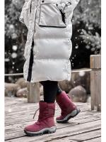 Botas de nieve impermeables para mujer, botines de piel cálida, con plataforma, color negro, a la moda, Invierno - details 20