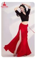 Baile de tres mujeres, blusas y faldas de gasa de manga larga, trajes de danza del vientre oriental para niñas - details 9