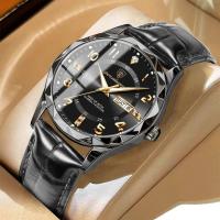 Reloj de hombre cinturón impermeable casual reloj de cuarzo - details 8