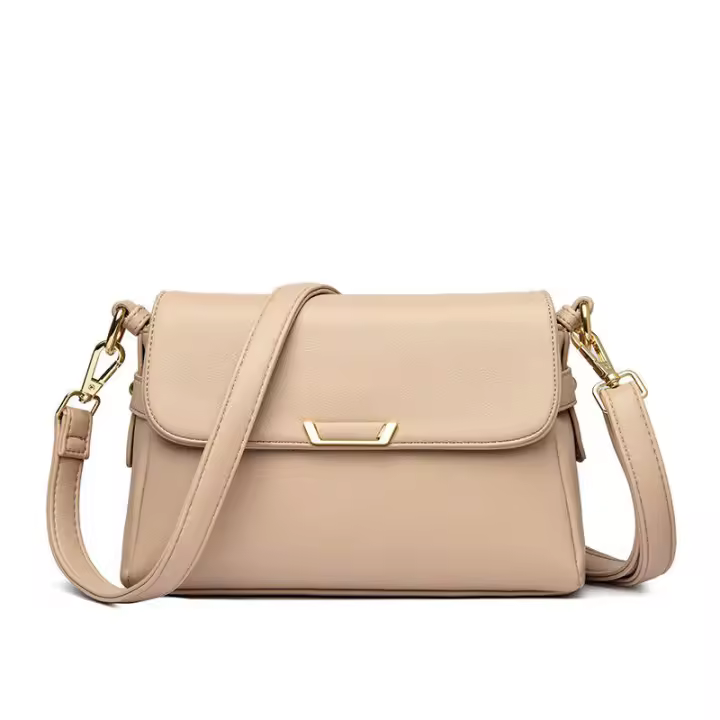 Bandolera para mamá de mediana edad, nueva moda, para ir al trabajo, axila, versátil, elegante, de cuero suave, bolso pequeño de un solo hombro - 1