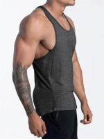 Nueva camiseta deportiva sin mangas para hombre, camiseta interior de entrenamiento de verano para hombre, camiseta sin mangas holgada transpirable de secado rápido para baloncesto, chaleco deportivo informal para hombre - details 4