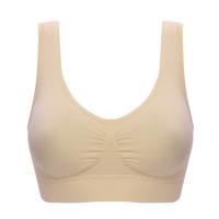 Sujetador de Yoga calado para mujer, chaleco deportivo para correr, Tops cortos acolchados, ropa interior sin aros, sujetadores superiores para gimnasio - details 15