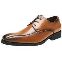 Nuevos zapatos de cuero de moda para hombres y zapatos formales casuales sólidos de goma Oxford - details 4