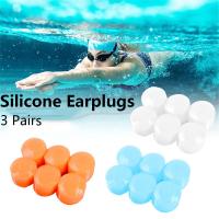 Tapones para los oídos ecológicos, orejeras de silicona suave impermeables para dormir y nadar, 3 pares - details 2