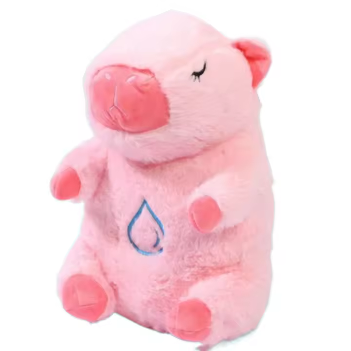 Juguete de Peluche Suave de Elefante Bebé Muñeco de Dormir con Sonido de Animal Ideal para Niños - 1