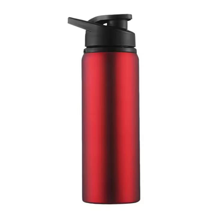 Botella de agua portátil de metal para beber al aire libre de acero inoxidable para bicicleta, equipo deportivo, 700ml - 1