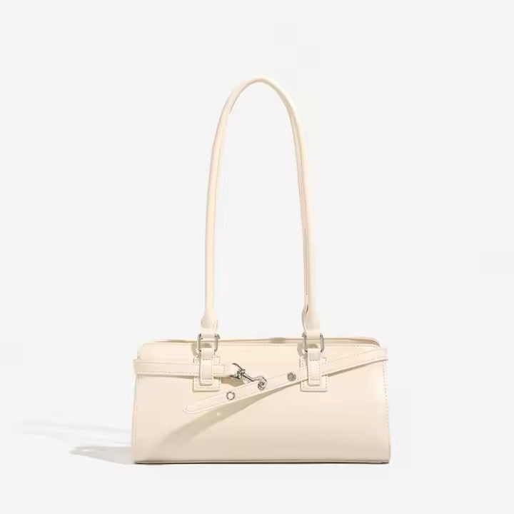 Bolso de lujo ligero francés para las axilas, nuevo bolso baguette para mujer, bolso de hombro tipo almohada portátil de alta gama. - 1