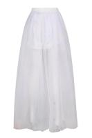 2025 Hi-Lo falda tutú gótica Punk tul suave cintura elástica red de malla alta y baja disfraz de Halloween Cosplay Maxi vestido de mujer - details 15