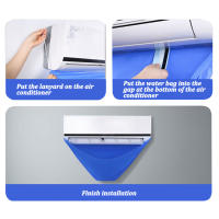 Kit de cubierta de limpieza de aire acondicionado, herramienta de limpieza, impermeable, protección contra el polvo, bolsa con tubería de agua para el hogar - details 8