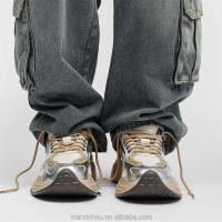 Dropshipping logo Harajuku corriendo zapatos deportivos de suela gruesa de moda para hombres - details 5