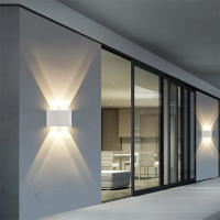 RXUNS Luces de Pared Modernas Impermeables Lámpara LED de Aluminio para Interiores y Exteriores para Baño, Dormitorio, Sala de Estar, Jardín - details 5
