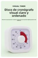 Mini Portátil Fácil De Transportar Muy Adecuado Para Los Niños Gestor De Tiempo Visual Temporizador Visual. - details 7
