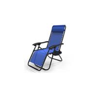 Silla de Jardín Plegable Tumbona Reclinable con Soporte para Bebidas y Reposacabezas Extraíble - details 6