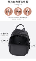 Mochila De Cuero pu para mujer, bolso de hombro femenino, mochila de viaje vintage, mochila de trabajo informal, regalo - details 8