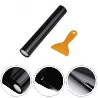 Parabrisas de coche, película solar transparente negra, parasol resistente a los rayos UV, tira de parasol, película opaca de vidrio frontal - details 4