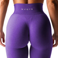 Leggings de Flare Negros Suaves para Workout Pantalones de Yoga Traje Deportivo Casual para Gimnasio - details 13