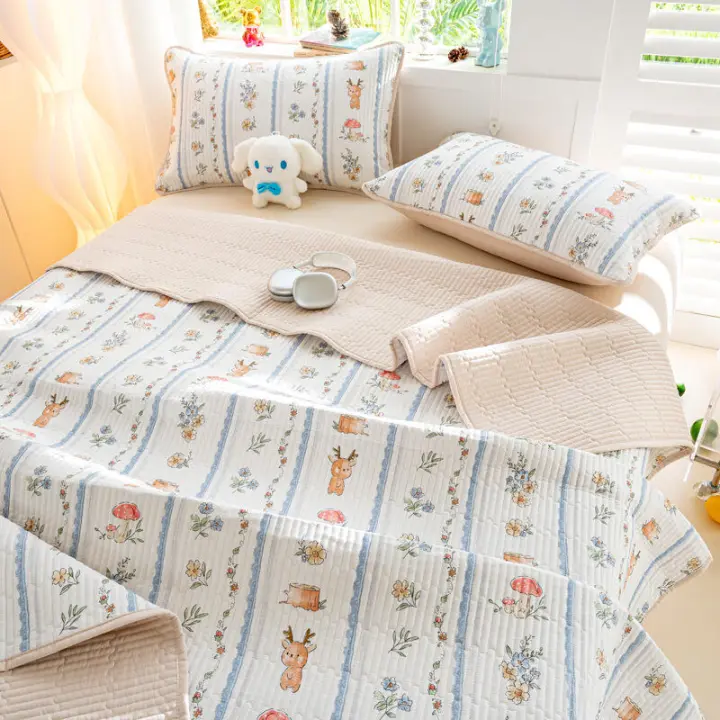 Juego de Cama de Algodón Puro para Niños Sábana de Tatami de Temporada Completa - 1