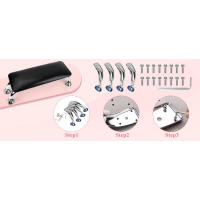 Cojín de brazo grande, tecnología de cuero de microfibra, almohada para reposamanos, herramienta para uñas de los pies, accesorios de decoración desmontables para uñas - details 3