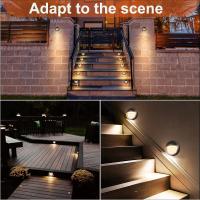 Luces LED de cubierta para exteriores, lámpara de pared impermeable, candelabro de 220V, lámpara de decoración de patio de jardín, 12V, paisaje, valla, escalones, escaleras - details 13
