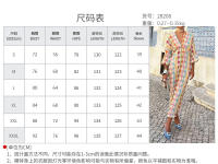 Vestido de mujer, 2025 Vestido largo elegante estampado con cuello en V y media manga para mujer - details 4