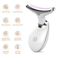 Dispositivo De Belleza Para Cuello Y Rostro Personal Portátil Lifting Facial Masajeador Máquina De Cuidado De La Piel USB Rejuvenecimiento Antiarrugas Tensión Del Cuello - details 1