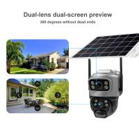 Cámara de vigilancia Solar individual/Binocular, conexión inalámbrica WiFi/4g, visión nocturna impermeable, monitoreo de seguridad - details 2