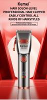Kemei-cortadora de pelo profesional para hombre, máquina de corte de pelo inalámbrica, recargable, Kit de aseo - details 0