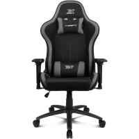 DR110 - Silla Gaming Profesional, Tejido Tejido Alta transpirabilidad, reposabrazos 4D, Ruedas silenciosas, pistón Clase 4, inclinación, cojín Lumbar y Cervical, Color Negro - details 22