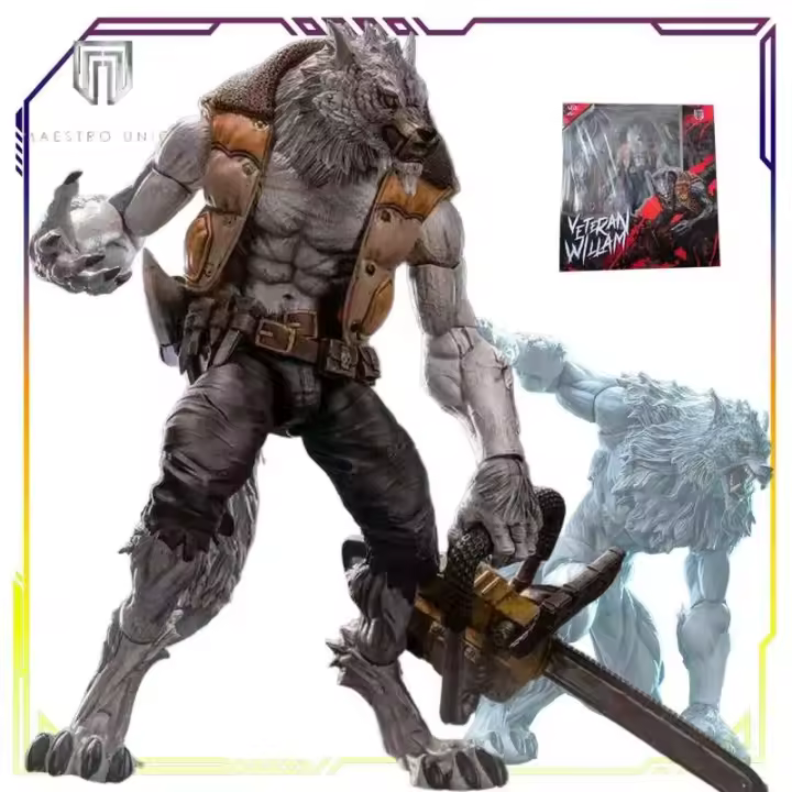 Spot Supply Maestro Union Original Fury Planet Series hombre lobo veterano William figuras de acción de juguete regalos de modelismo para niños - 1