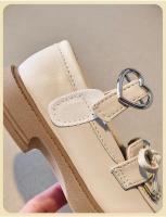 Zapatos de cuero para niña, mocasines informales de estilo británico para estudiantes, zapatos de princesa con encaje hueco, 2024 - details 5