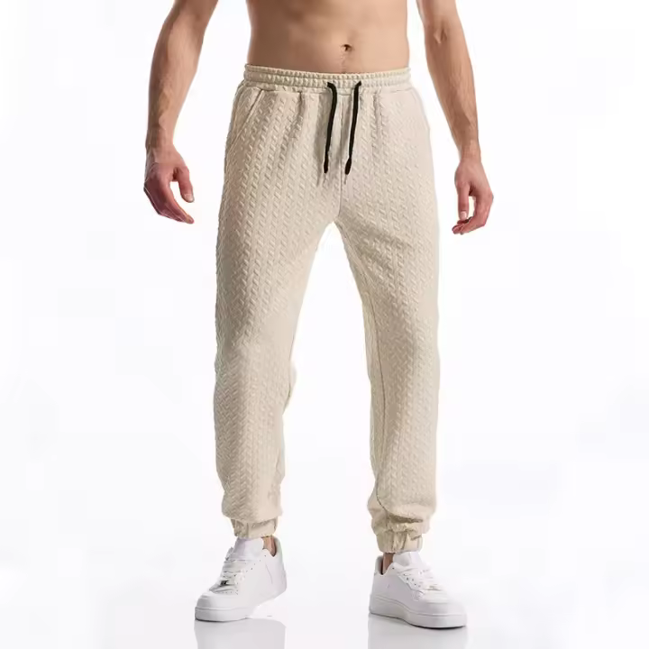 Pantalón de Sport décontracté en tissu à chevrons pour hommes, pantalón de Sport de gymnastique, survêfun, curso à pied, entraînement, Jogging, pantalones largos - 1