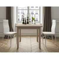 Mesa Cuadrada Multiusos Comedor Cocina |   Dimensiones 90 x 90 cm Extensible Libro a 180 x 90 cm - details 7