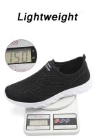 Zapatillas Casuales Ligeras para Hombres 2023 Zapatos de Caminata al Aire Libre Antideslizantes con Estilo - details 0