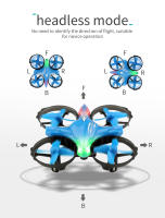 JJRC-helicóptero a Control remoto H102 para niños, 3 modos, 2,4G, Quadcopter, barco, Uav, Rc, Drone, lanzamiento de luz, juguetes rotativos, regalo de Navidad - details 7