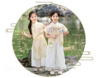 Conjunto Hanfu nacional para niños, Tang de verano para niños, nuevo estilo chino, Cheongsam para niñas y vestido de actuación para hermanos - details 10