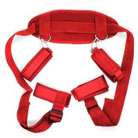 Kit de Bondage BDSM de pierna abierta de nailon, ataduras, esposas de tobillo suaves, látigo de cuero, 18 juegos para adultos, Juguetes sexuales eróticos para parejas, Sex Shop - details 7