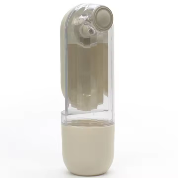 Dispensador de botellas de agua portátil para perros, tazón para beber 2 en 1, taza de agua para caminar para gatos, multifuncional con dispensador de alimentos, alimentador para mascotas - 1