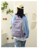 Mochila escolar ligera e impermeable para adolescentes, mochila de gran capacidad, ideal como mochila o regalo para escuela secundaria - details 0