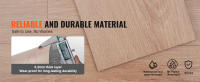 SucceBuy Baldosas de vinilo autoadhesivas para suelo, paquete de 36, 36 x 6 pulgadas, 2,5 mm de grosor, pelar y pegar, grano de madera natural, suelo de bricolaje para cocina, comedor, dormitorio, baño, fácil instalación - details 1