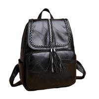 Mochila para mujer, bolso escolar, bolso de hombro de viaje impermeable negro clásico, mochila multifunción para mujer - details 0
