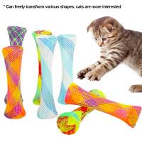 Palo de Juego de Primavera para Gatos Forma de Muñeca Interactiva Multicolor - details 1