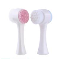 Cepillo de Limpieza Facial de Silicona Suave Cepillo Exfoliante Manual de Masaje Facial con Doble Cara - details 12