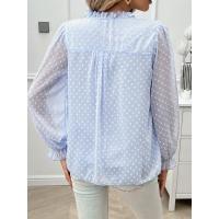 Camisa de manga larga para mujer, tops elegantes, moda de otoño - details 7