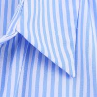 Vestido camisero casual a rayas con cuello de solapa y manga larga para mujer, verano 2025 - details 3