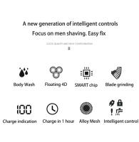Afeitadora Eléctrica Recargable Lavable Maquinilla de Corte de Pelo para Hombres - details 1