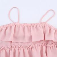PB & ZA 2025 vestido suelto con tirantes decorativos laminados estilo de vacaciones Falda corta dulce novedad de verano ropa de mujer - details 10