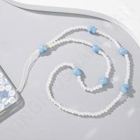 Cadena para teléfono móvil, colgante para teléfono móvil, adornos para teléfono, cordón para teléfono móvil, correas para teléfono móvil, cuerda de cerámica blanda con cuentas de arcilla - details 8