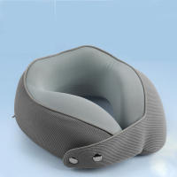 Almohada para Cuello - Almohada Cervical para Avión Coche Tren, 100% Espuma Memoria, Cojin de Viaje Cuello - details 2