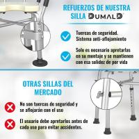 Taburete de Ducha para Ancianos Silla de Baño Antideslizante de 150kg - details 11