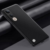 Funda de lujo de cuero PU para Vivo V50 Lite Cubierta trasera de silicona mate, protección total contra golpes - details 18